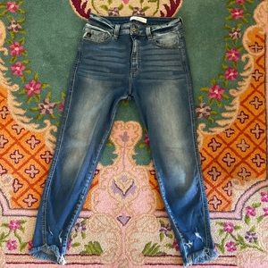 Kancan Knia high rise ankle skinny Jean